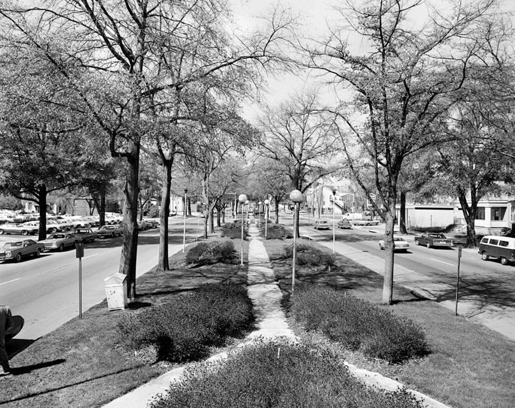 Historic Photo : Greene Street Historic District, Greene Street, Gordon Highway to Augusta Canal Bridge, Augusta, Richmond County, GA 1 Photograph