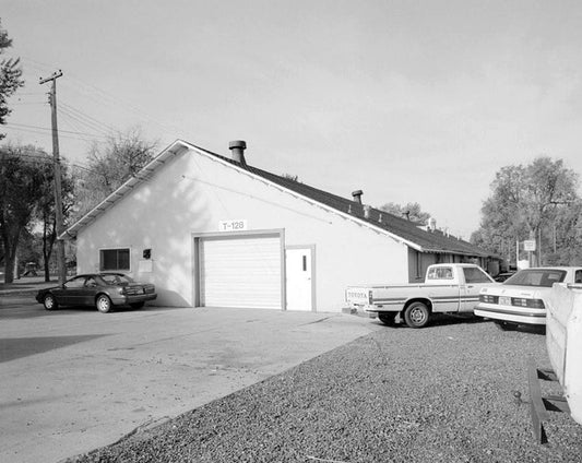 Historic Photo : Fitzsimons General Hospital, Officers' Garage, West Pennington Avenue, West of Building 129, Aurora, Adams County, CO 1 Photograph