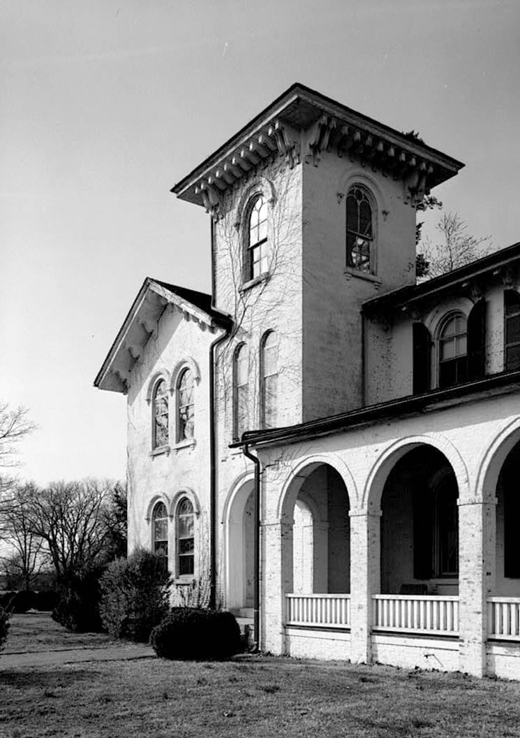 Historic Photo : Governor William H. Ross House, State Route 543, Seaford, Sussex County, DE 15 Photograph