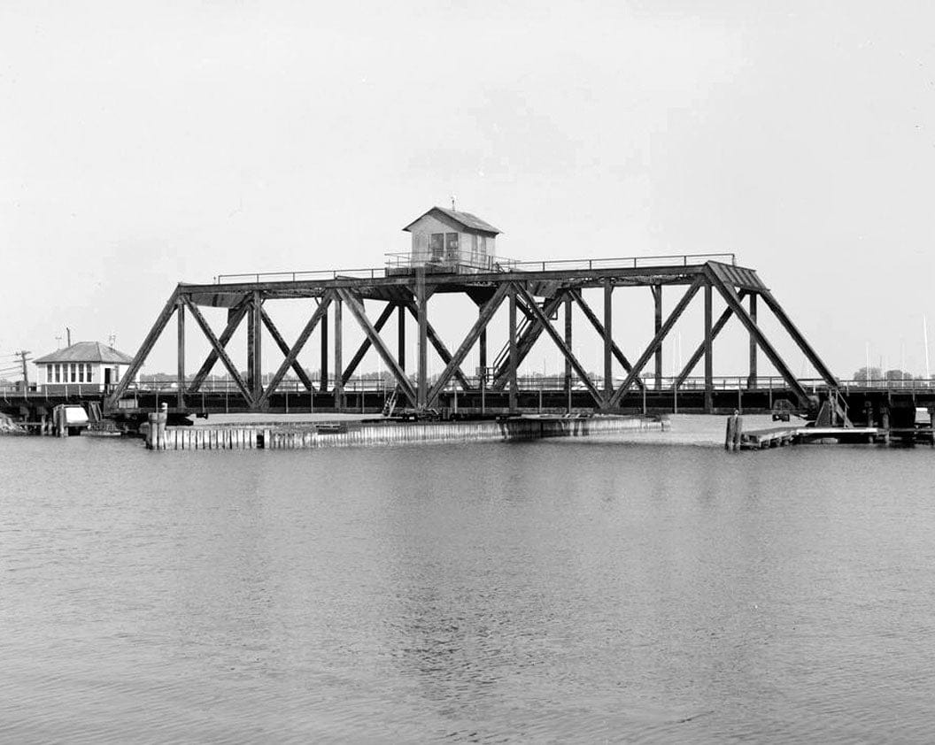 Historic Photo : New York, New Haven & Hartford Railroad, Mystic River Bridge, Spanning Mystic River between Groton & Stonington, Groton, New London County, CT 2 Photograph