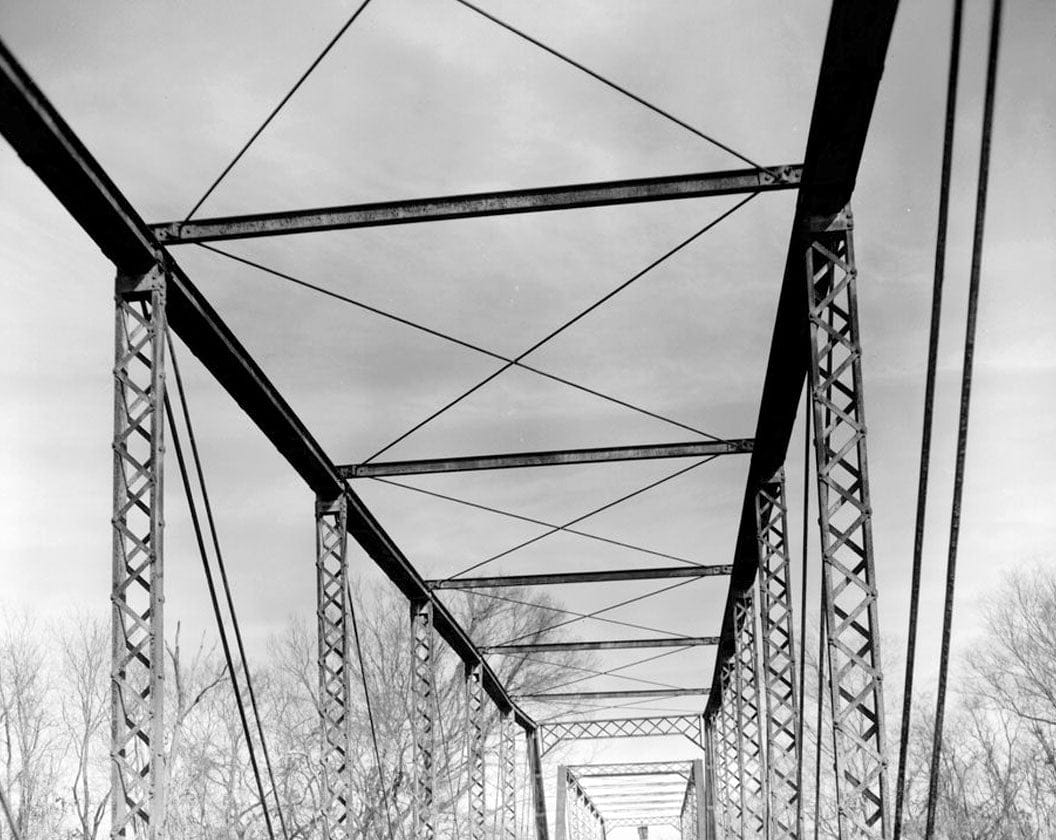 Historic Photo : Dowhait's Bridge, Bartow County Road 343, spanning Etowah River, Cartersville, Bartow County, GA 2 Photograph