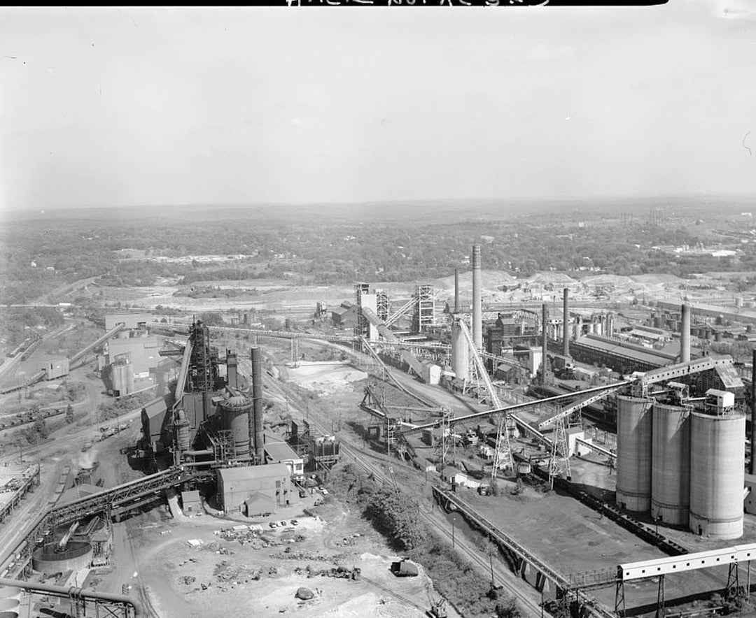 Historic Photo : Tennessee Coal & Iron Company, Fairfield Works, North of Valley Road, west of Ensley-Pleasant Grove Road, Fairfield, Jefferson County, AL 2 Photograph