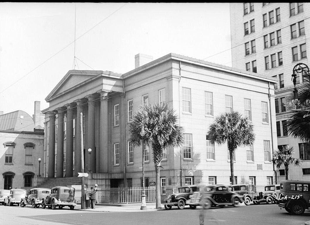 Historic Photo : Custom House, Bay & Bull Streets, Savannah, Chatham County, GA 1 Photograph