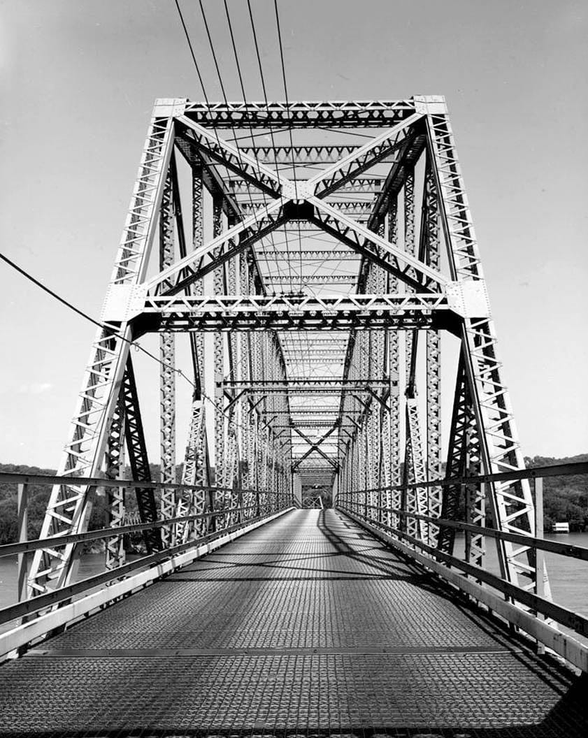 Historic Photo : Eagle Point Bridge, Dubuque, Dubuque County, IA 50 Photograph