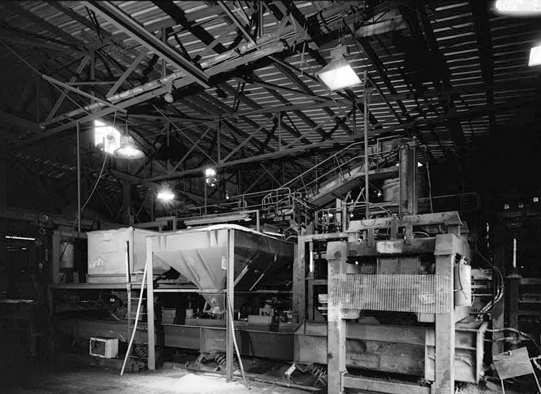 Historic Photo : Southern Ductile Casting Company, Shaking, Degating & Sand Systems, 2217 Carolina Avenue, Bessemer, Jefferson County, AL 2 Photograph
