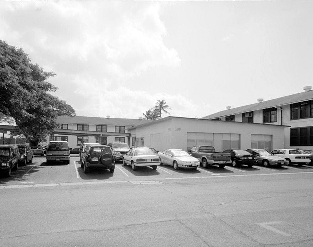 Historic Photo : U.S. Naval Base, Pearl Harbor, Filling Station, East corner of Central Avenue & Fuller Way, Pearl City, Honolulu County, HI 2 Photograph