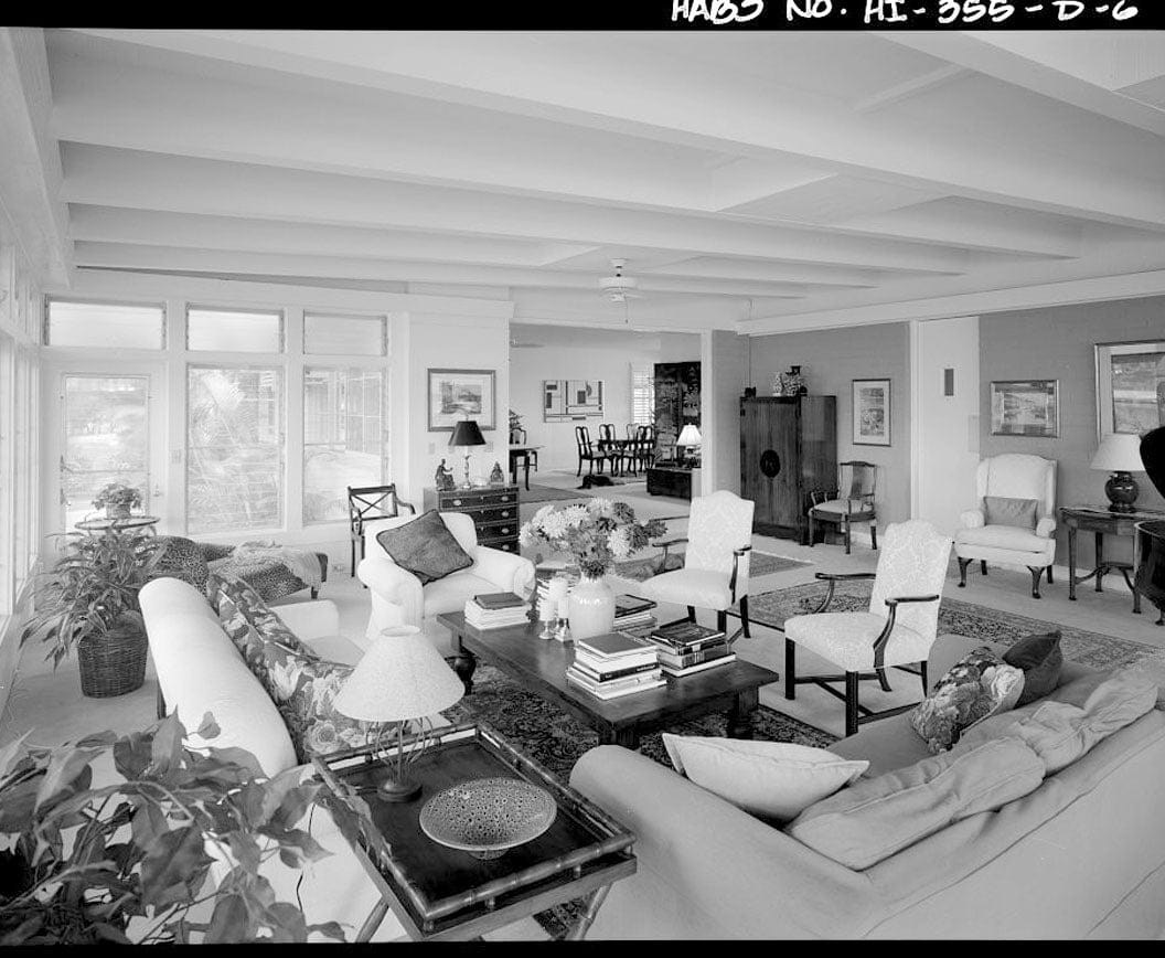 Historic Photo : U.S. Naval Base, Pearl Harbor, Naval Housing Area Makalapa, Senior Officers' Quarters Type D, 29 Makalapa Drive, Pearl City, Honolulu County, HI 3 Photograph
