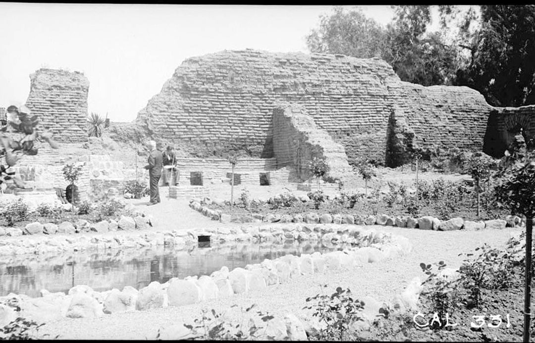 Historic Photo : Mission San Juan Capistrano, Industrial Shops, Olive Street, between U.S. Highway 101 & Main Street, San Juan Capistrano, Orange County, CA 1 Photograph