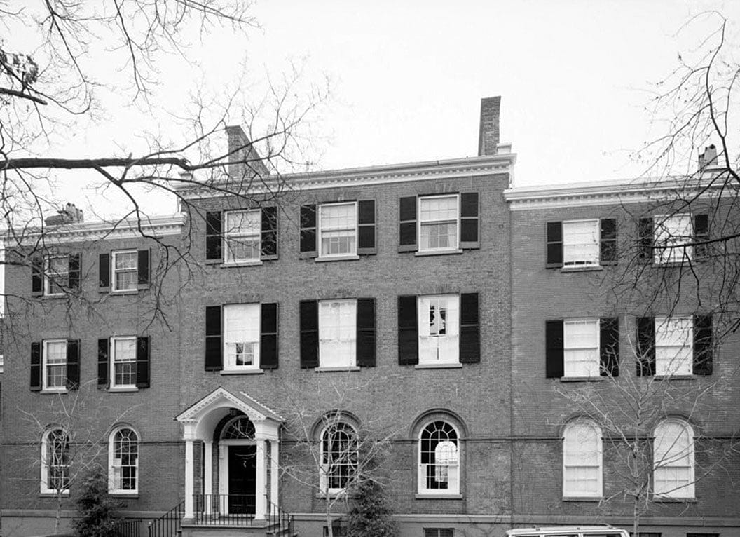 Historic Photo : Laird-Dunlop-Lincoln House, 3014 N Street, Northwest, Washington, District of Columbia, DC 3 Photograph