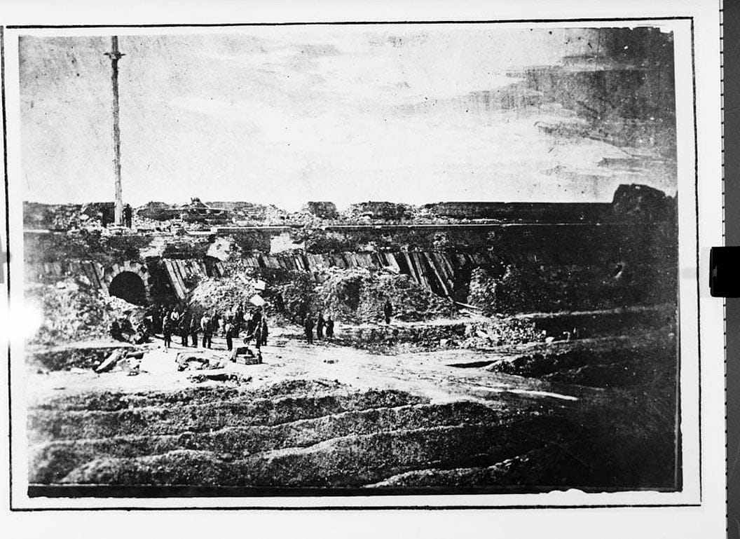 Historic Photo : Fort Pulaski, Cockspur Island, Savannah, Chatham County, GA 30 Photograph