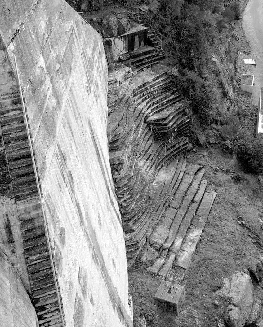Historic Photo : Salinas Dam, Salinas River near Pozo Road, Santa Margarita, San Luis Obispo County, CA 7 Photograph