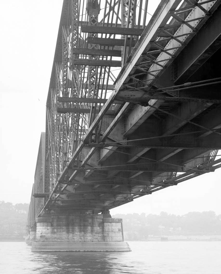 Historic Photo : Burlington Bridge, Burlington, Des Moines County, IA 28 Photograph