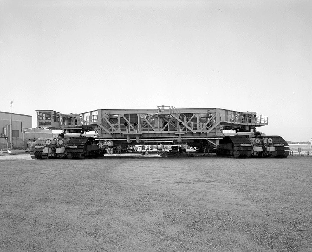 Cape Canaveral Air Force Station, Launch Complex 39, Crawler Transporters, Launcher Road, East of Kennedy Parkway North, Cape Canaveral, Brevard County, FL 10