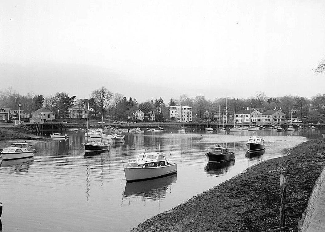 Historic Photo : Southport Harbor, Mill River, Southport Harbor, Southport, Fairfield County, CT 1 Photograph