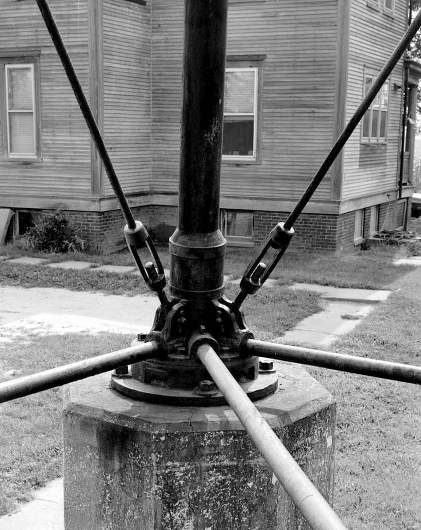 Historic Photo : Reedy Island Range Rear Light, Route 9, Taylors Corner, New Castle County, DE 1 Photograph
