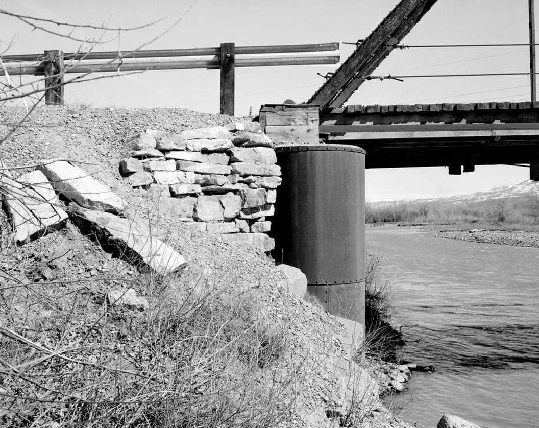Historic Photo : Hotchkiss Bridge, Spanning North Fork River on County Road 3400, Hotchkiss, Delta County, CO 1 Photograph