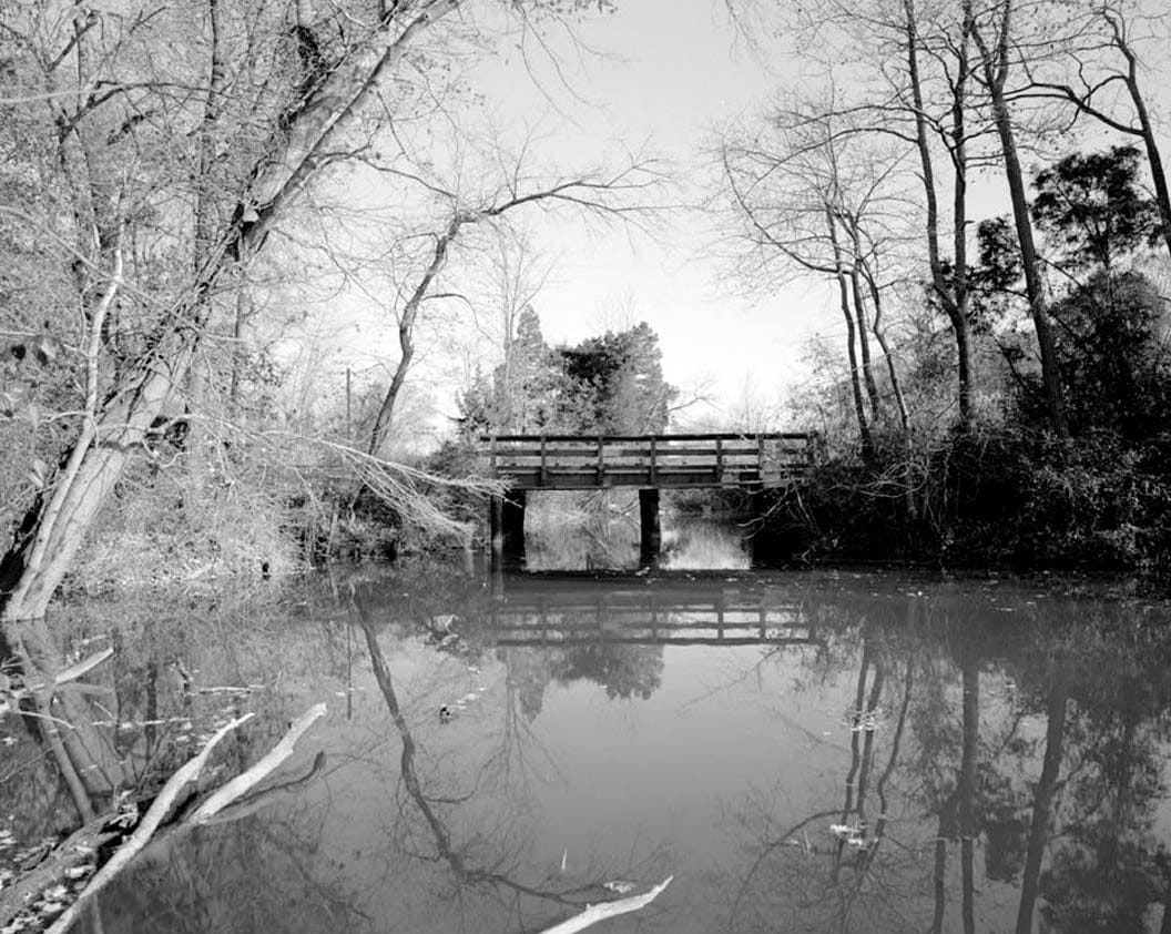 Historic Photo : State Bridge No. 456, Walker School Road (Road 45), spanning Sawmill Branch, Townsend, New Castle County, DE 1 Photograph