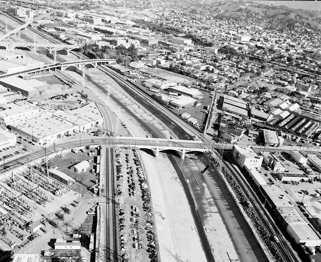 Historic Photo : Los Angeles River Bridges, Los Angeles, Los Angeles County, CA 9 Photograph