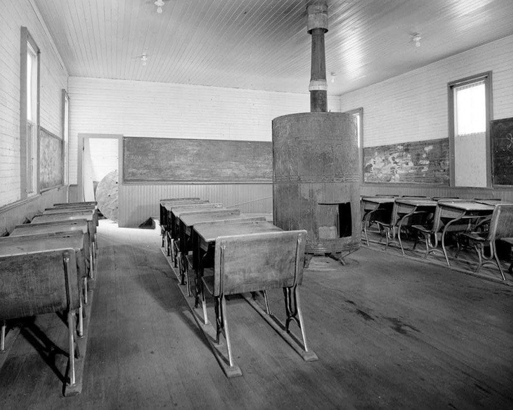Historic Photo : St. Elmo School House, Northwest corner, First Street & North Avenue, Saint Elmo (historical), Chaffee County, CO 1 Photograph