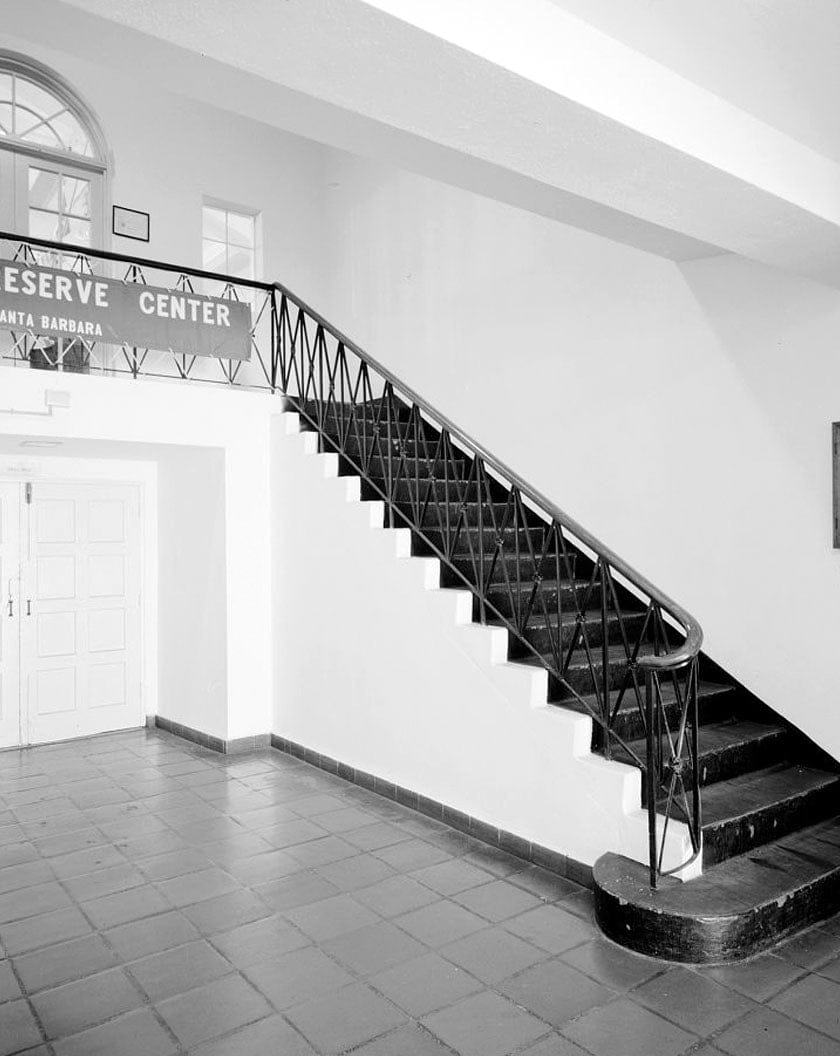 Historic Photo : Naval Reserve Armory, 113 Harbor Way, Santa Barbara, Santa Barbara County, CA 4 Photograph