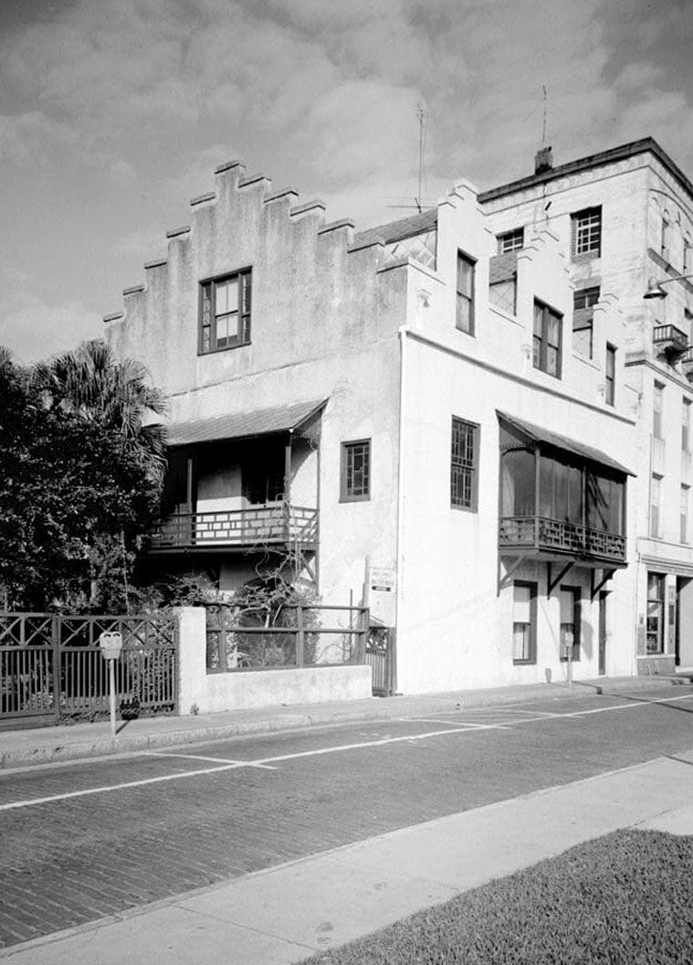 Historic Photo : Don Pedro Horruytiner House, 214 Saint George Street, Saint Augustine, St. Johns County, FL 2 Photograph