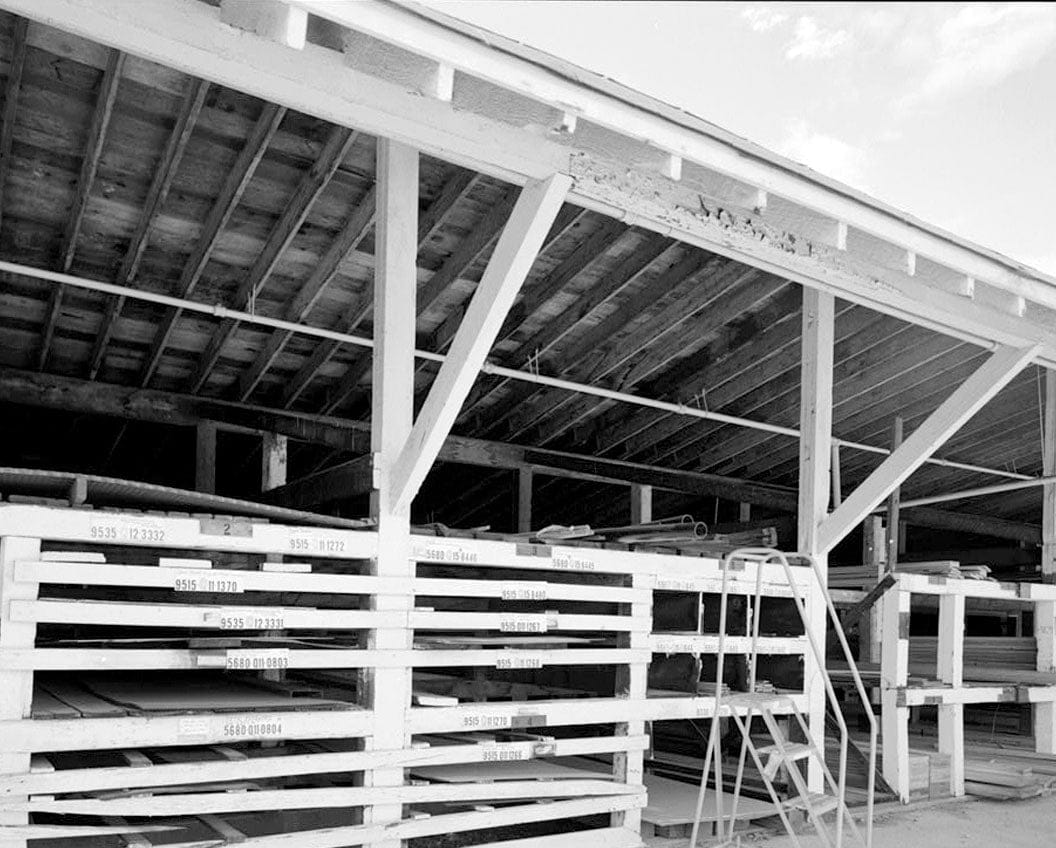 Historic Photo : Fitzsimons General Hospital, Storage Sheds, Northeast Corner of West Pennington Avenue & North Eighth Street, Aurora, Adams County, CO 1 Photograph