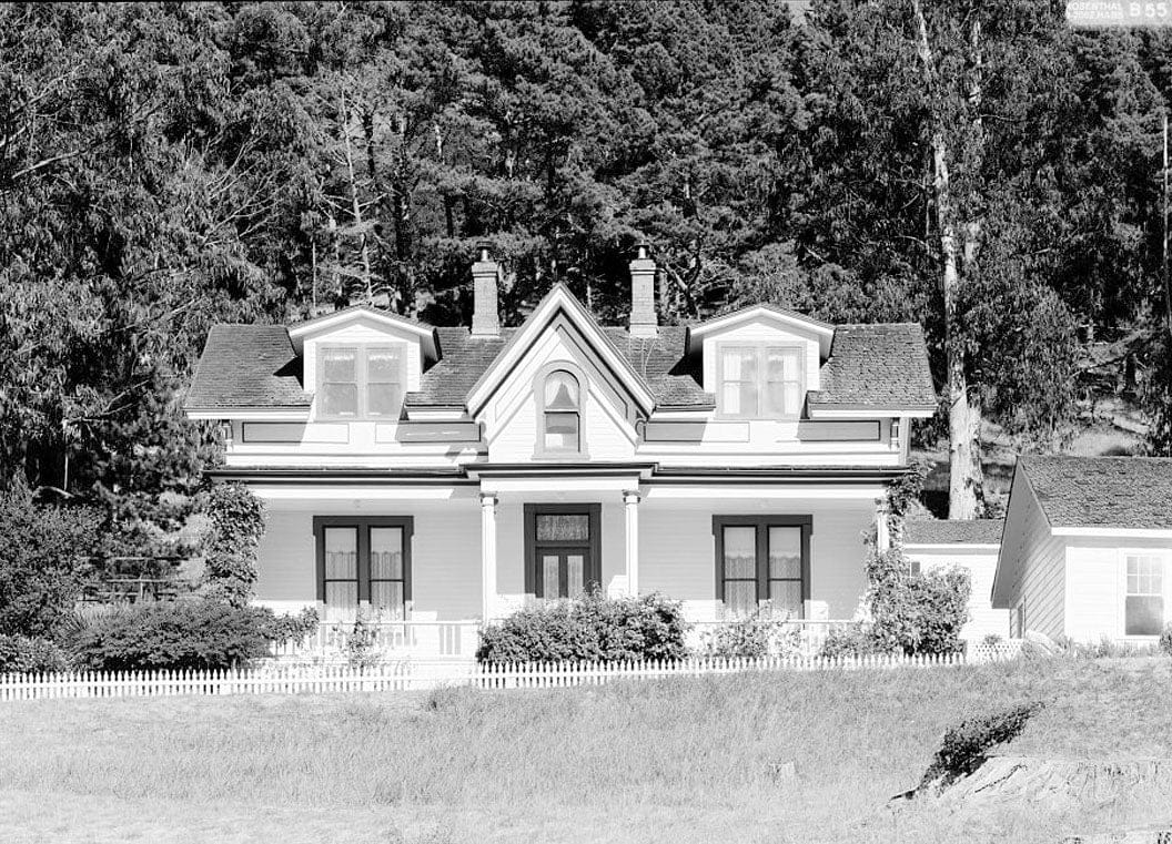 Historic Photo : Camp Reynolds, Officer's Quarters, Angel Island State Park, Angel Island, Marin County, CA 4 Photograph