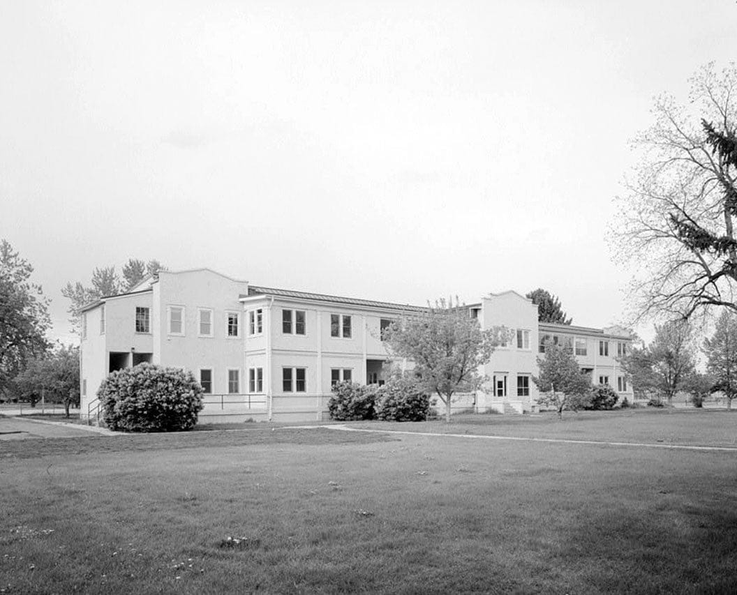 Historic Photo : Fitzsimons General Hospital, Open Air Tuberculosis Ward, West Pennington Avenue & North Hickey Street Southwest Corner, Aurora, Adams County, CO 1 Photograph