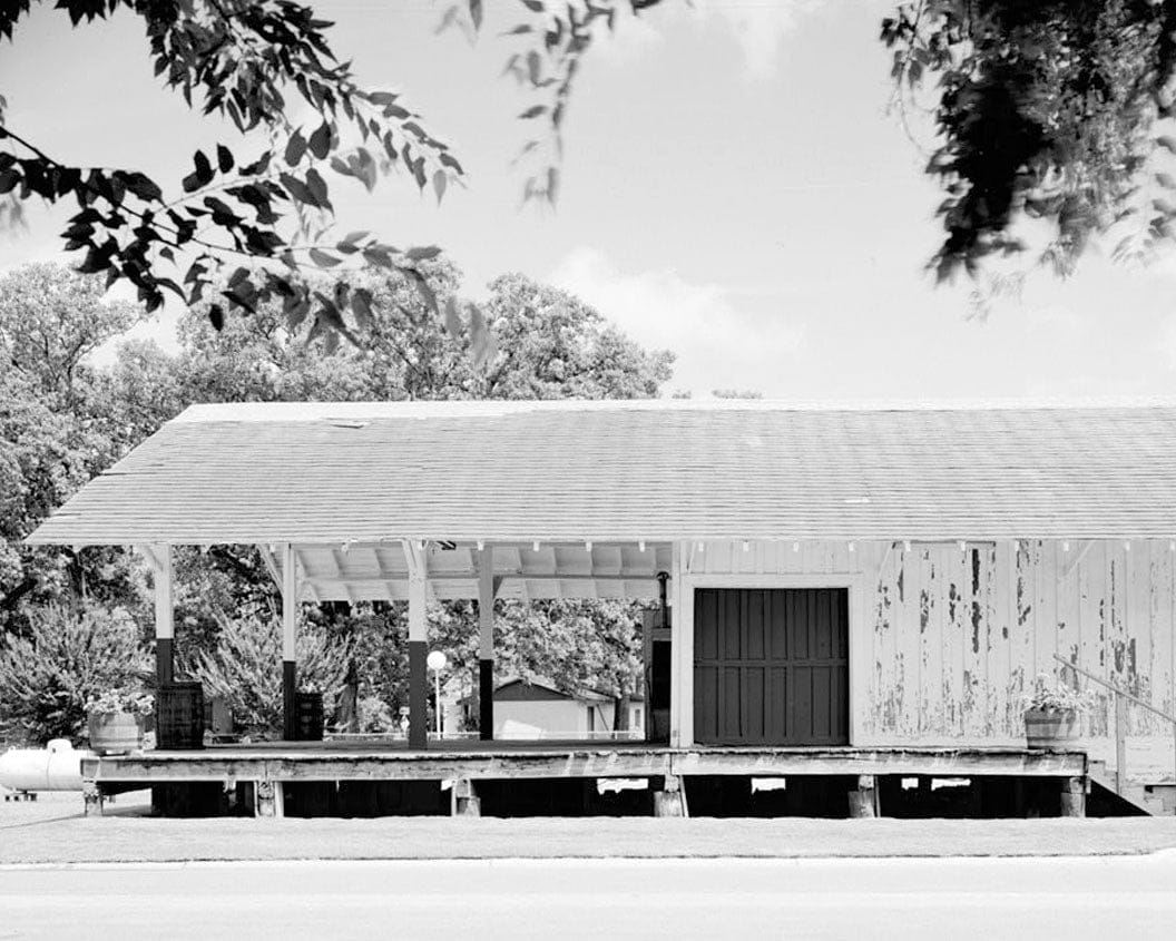 Historic Photo : Plains Depot, Hudson & Main Streets, Plains, Sumter County, GA 1 Photograph