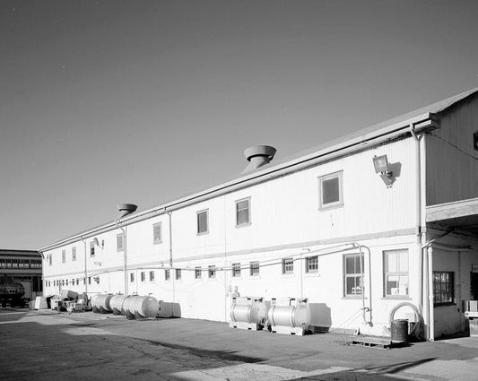 Mare Island Naval Shipyard, Transportation Building & Gas Station, Third Street, south side between Walnut Avenue & Cedar Avenue, Vallejo, Solano County, CA 2