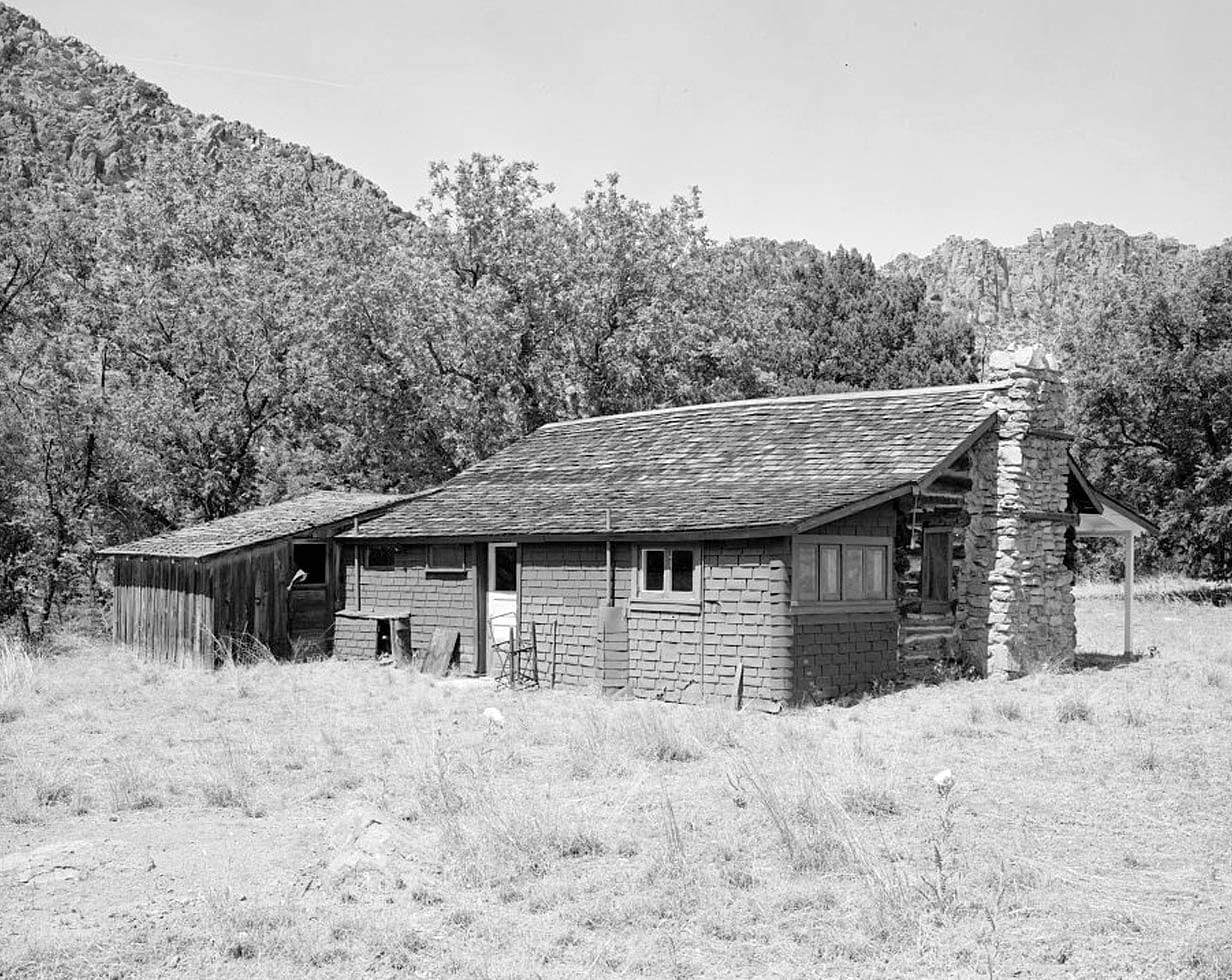 Historic Photo : Faraway Ranch, Stafford-Riggs Cabin, Willcox, Cochise County, AZ 1 Photograph