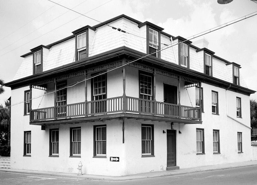 Historic Photo : Garcia-Dummitt House, 279 Saint George Street, Saint Augustine, St. Johns County, FL 1 Photograph