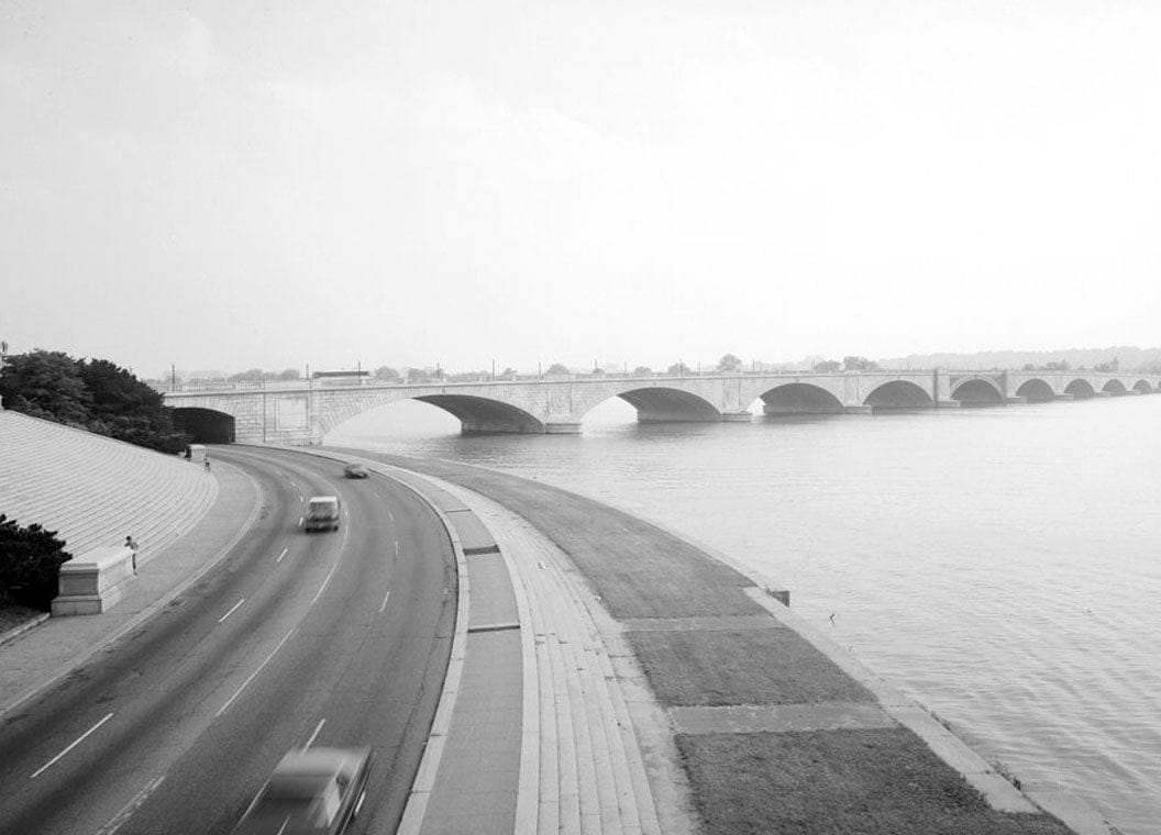 Historic Photo : Arlington Memorial Bridge, Spanning Potomac River between Lincoln Memorial & Arlington National Cemetery, Washington, District of Columbia, DC 6 Photograph