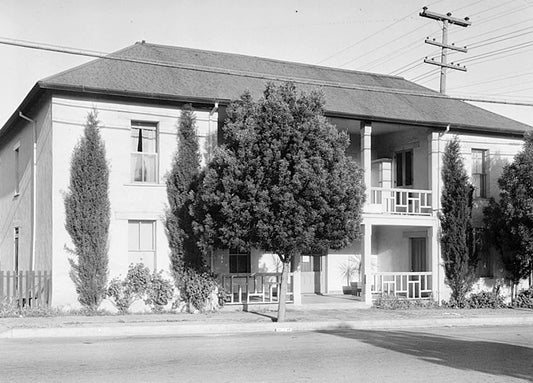 Historic Photo : Don Francisco Pacheco Casa, Abrego & Webster Streets, Monterey, Monterey County, CA 1 Photograph