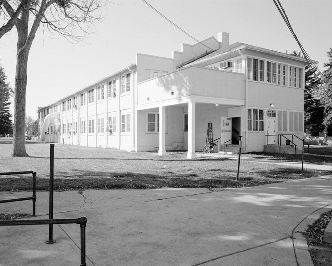 Historic Photo : Fitzsimons General Hospital, Nurses' Quarters, Southeast Corner of West McAfee Avenue & South Hickey Street, Aurora, Adams County, CO 1 Photograph