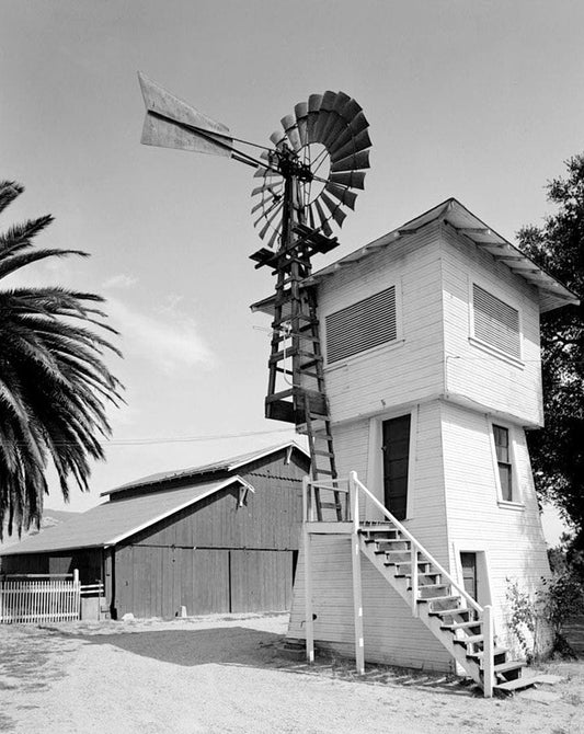 Historic Photo : John Krohn Tank House, 13000 Foothill Avenue, San Martin, Santa Clara County, CA 2 Photograph