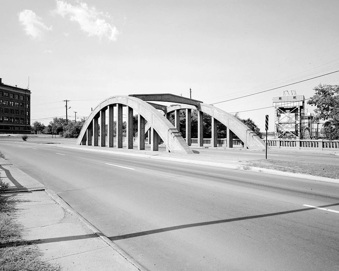Historic Photo : Lincoln Avenue Viaduct, Spanning Union Pacific Railroad between Baring Cross Bridge & Union Station, Little Rock, Pulaski County, AR 3 Photograph