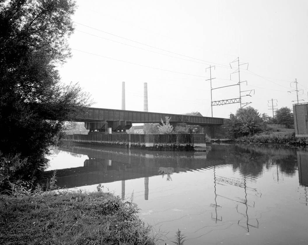 Historic Photo : Pennsylvania Railroad Improvements, Swing Bridge, Penn. R.R. over Brandywine River, Wilmington, New Castle County, DE 1 Photograph