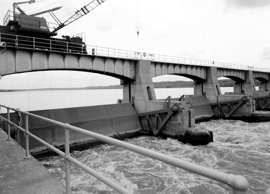 Historic Photo : Mississippi River 9-Foot Channel, Lock & Dam No. 14, Upper Mississippi River, Le Claire, Scott County, IA 31 Photograph