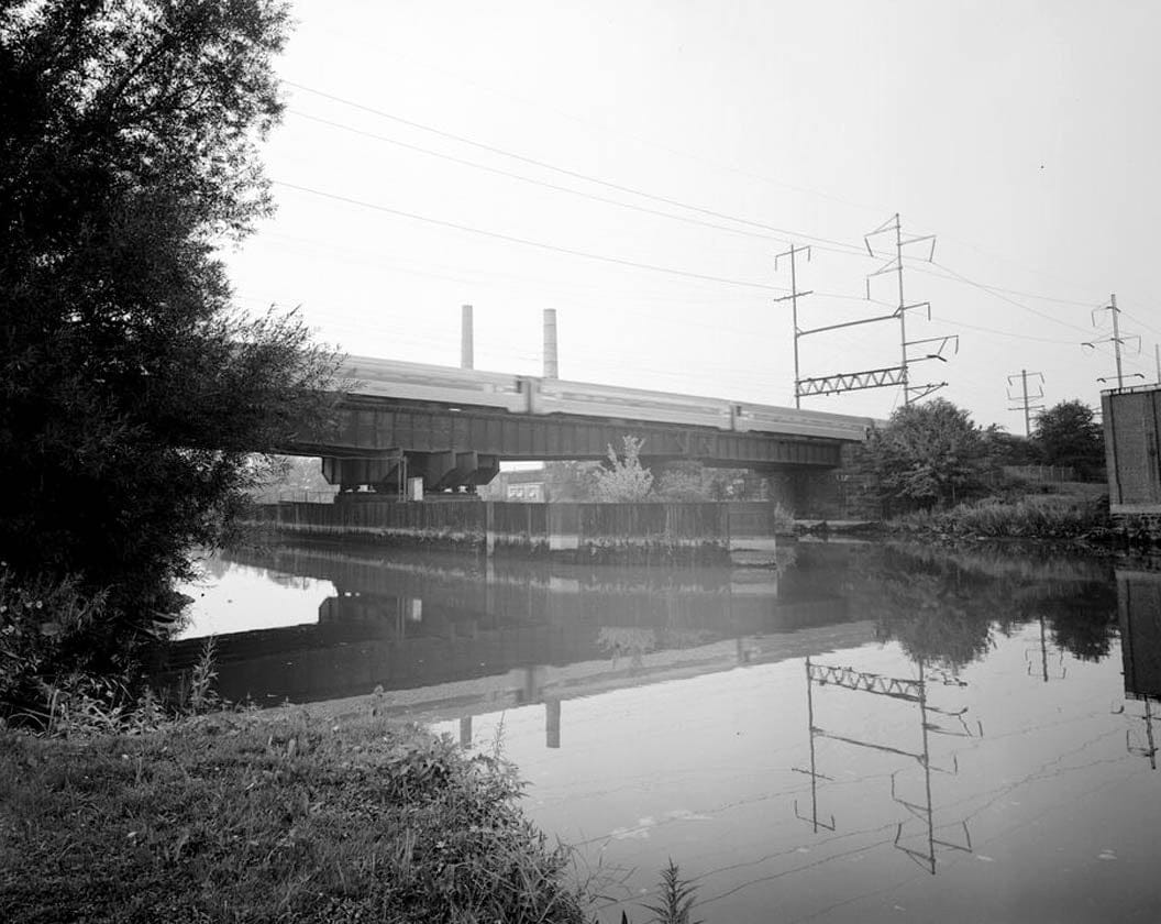Historic Photo : Pennsylvania Railroad Improvements, Swing Bridge, Penn. R.R. over Brandywine River, Wilmington, New Castle County, DE 3 Photograph