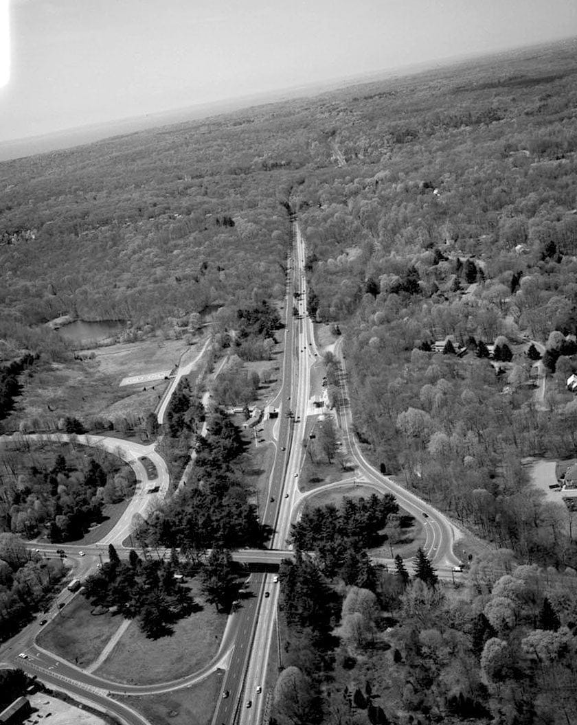 Historic Photo : Merritt Parkway, Beginning in Greenwich & running 38 miles to Stratford, Greenwich, Fairfield County, CT 31 Photograph