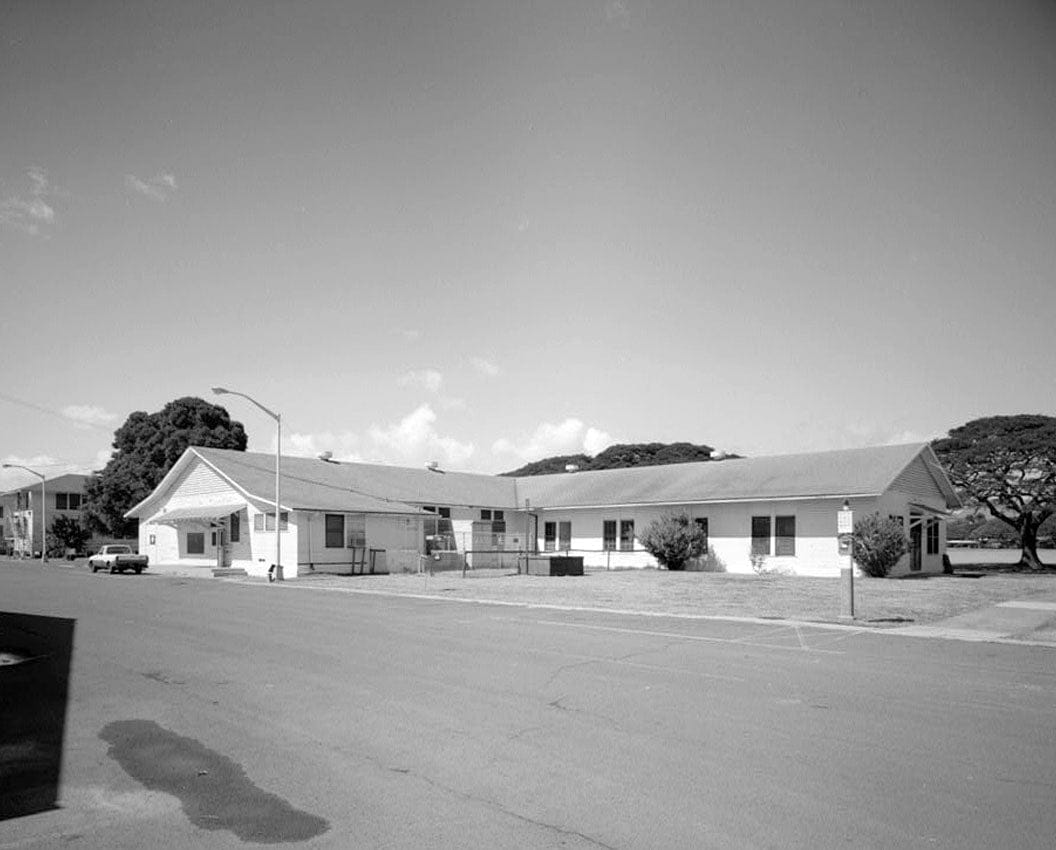 Historic Photo : U.S. Naval Base, Pearl Harbor, Galley-Mess Hall, Russell Way, between Long & Neville Ways, Pearl City, Honolulu County, HI 1 Photograph