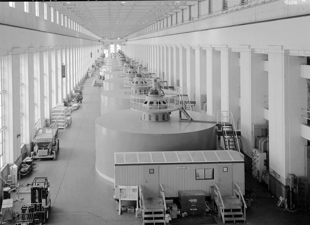 Wilson Dam & Hydroelectric Plant, Turbine & Generator Unit, Spanning Tennessee River at Wilson Dam Road (Route 133), Muscle Shoals, Colbert County, AL 2