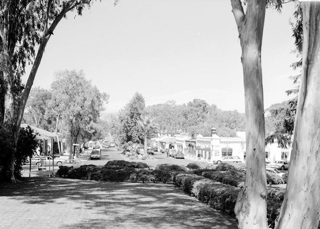 Historic Photo : Rancho Santa Fe Civic Center, Rancho Santa Fe, San Diego County, CA 1 Photograph