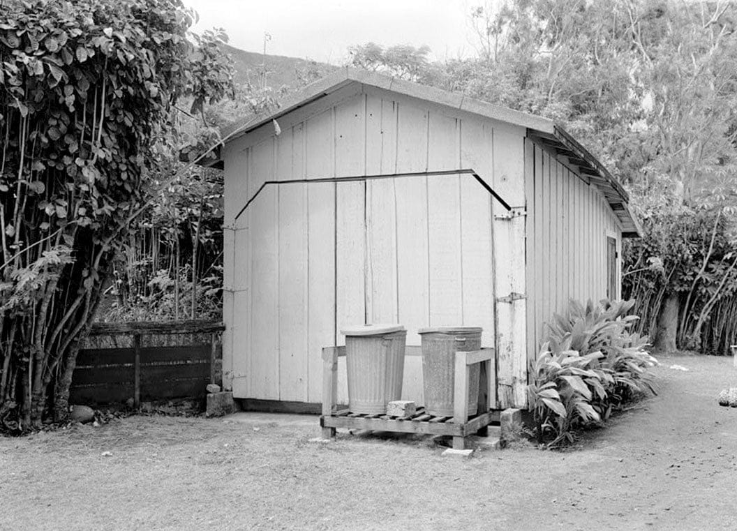 Historic Photo : Visitor Quarters, Telephone Sub-Station, Moloka'i Island, Kalaupapa, Kalawao County, HI 1 Photograph