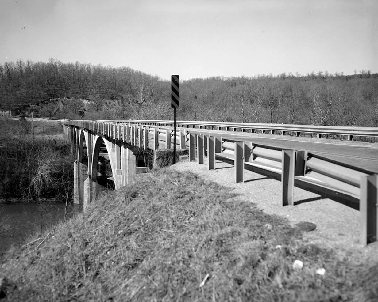 Historic Photo : Buffalo River Bridge, Spanning Buffalo River on U.S. Highway 65, Marshall, Searcy County, AR 2 Photograph