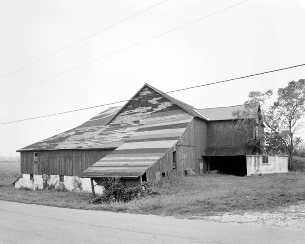 Historic Photo : Corner Ketch Barn, Route 290, Corner Ketch, New Castle County, DE 3 Photograph