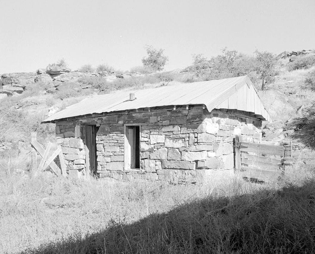 Historic Photo : John Sanders Cross Homestead, Bunkhouse, 75 feet east of residence, Model, Las Animas County, CO 1 Photograph