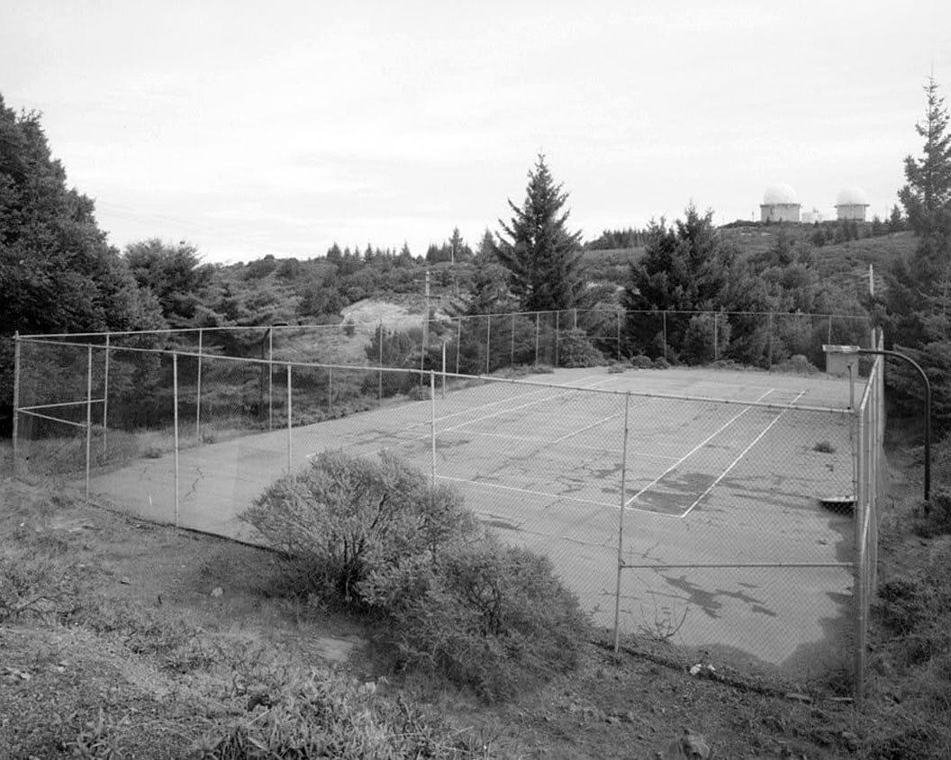 Historic Photo : Mill Valley Air Force Station, Tennis Courts, East Ridgecrest Boulevard, Mount Tamalpais, Mill Valley, Marin County, CA 1 Photograph