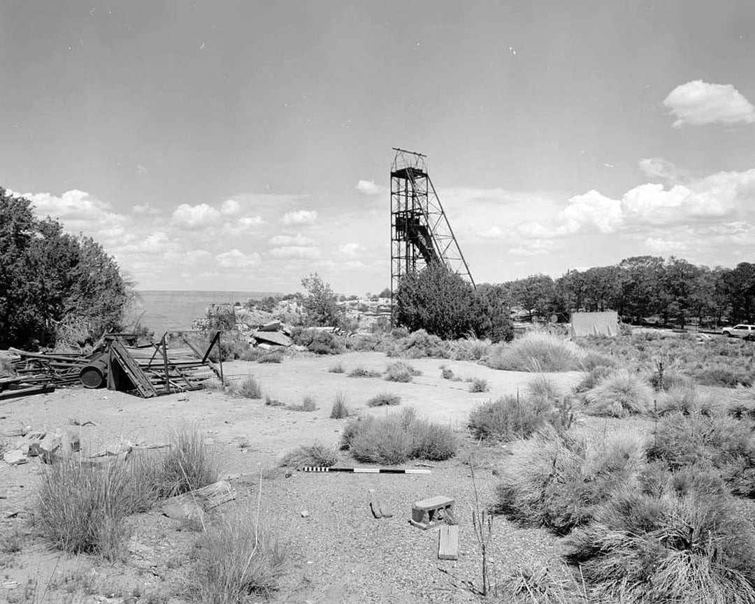 Historic Photo : Orphan Lode Mine, North of West Rim Road between Powell Point and Maricopa Point, South Rim, Grand Canyon Village, Coconino County, AZ 10 Photograph